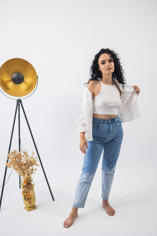 Blugi efect decolorat - Lemus