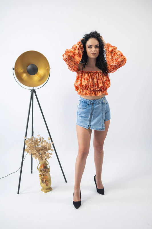 Fusta pantaloni scurti fermoar - Lemus