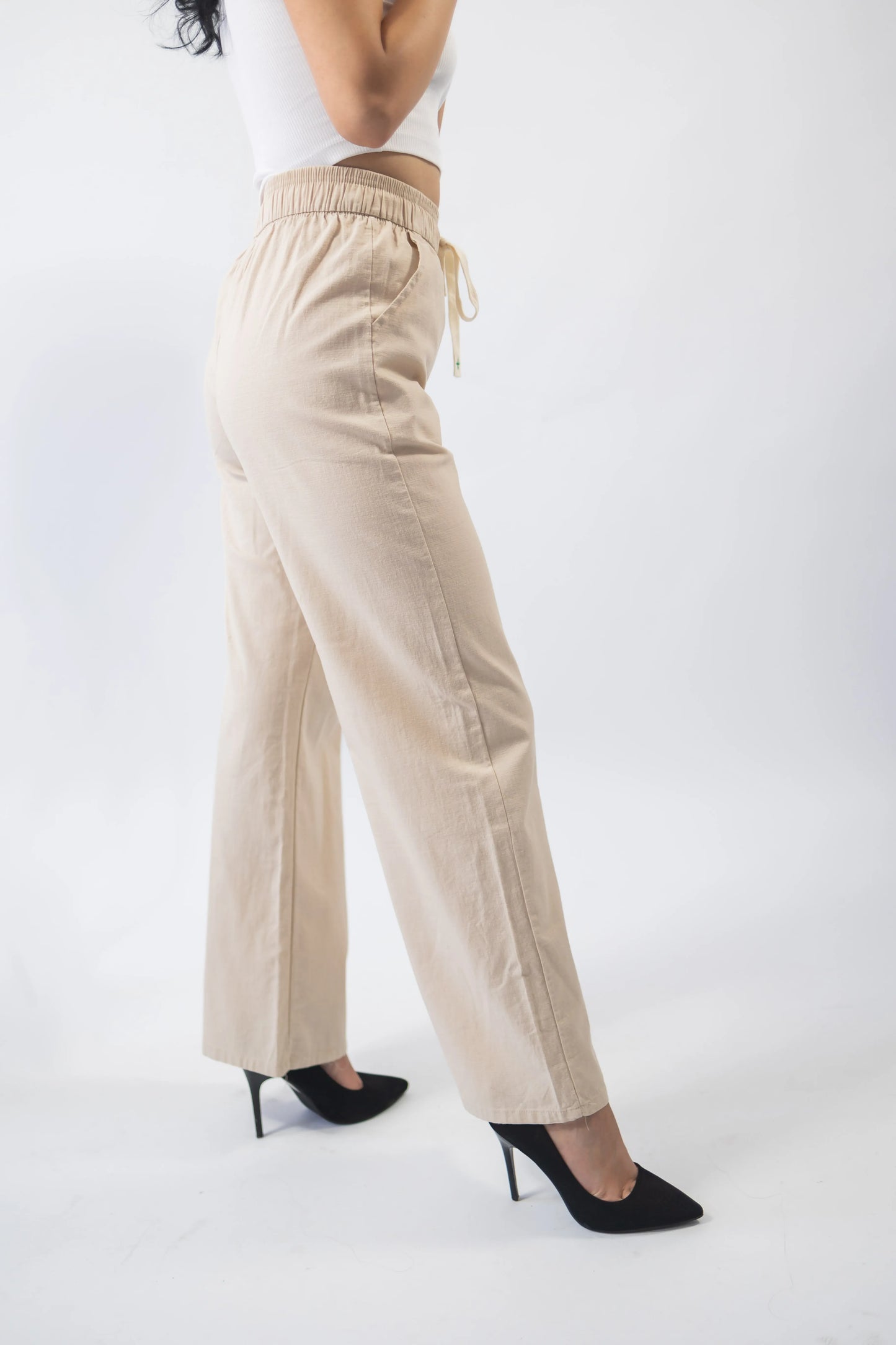 Pantaloni in dama bej - Lemus
