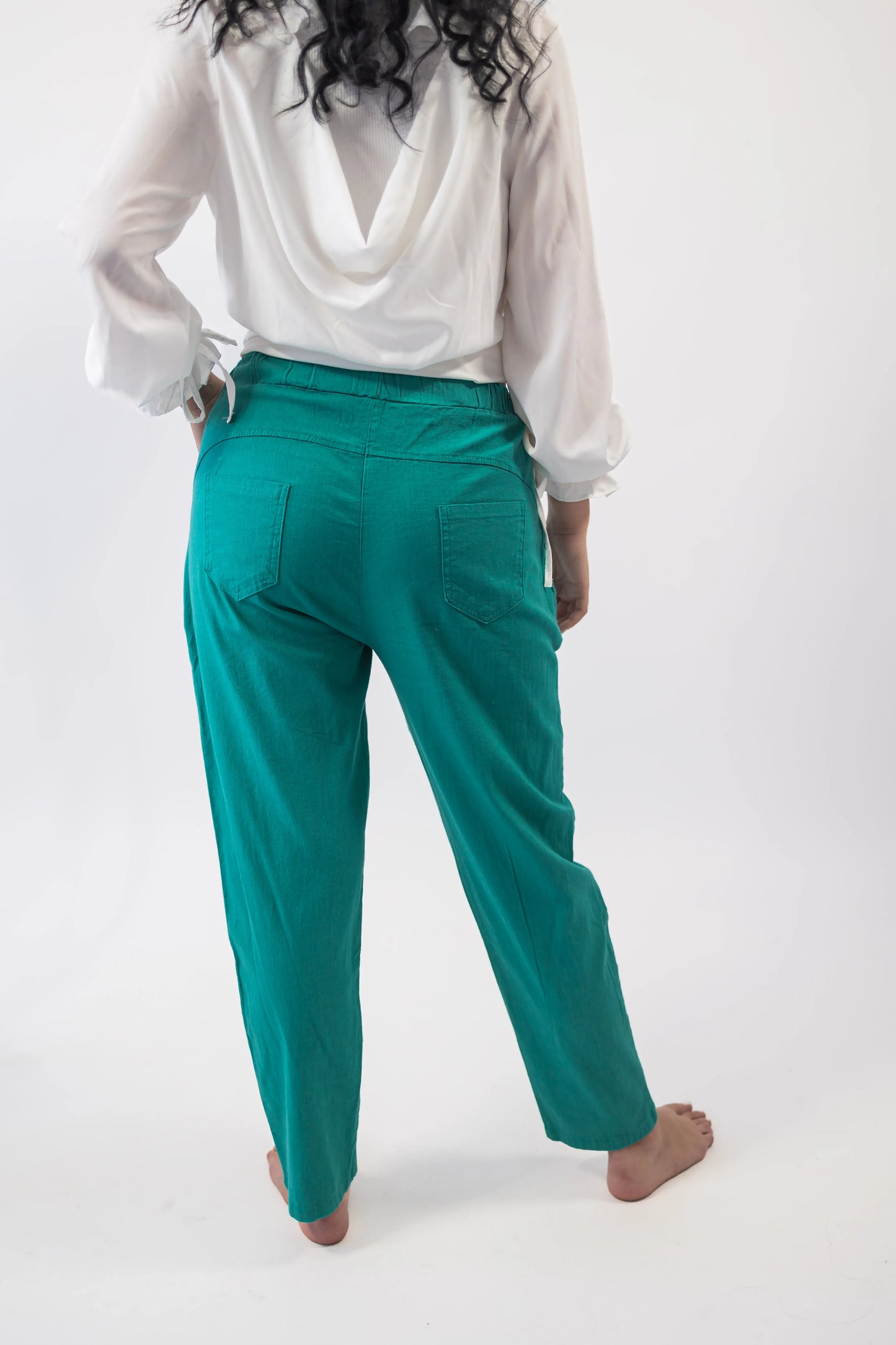 Pantaloni de in conici verzi - Lemus