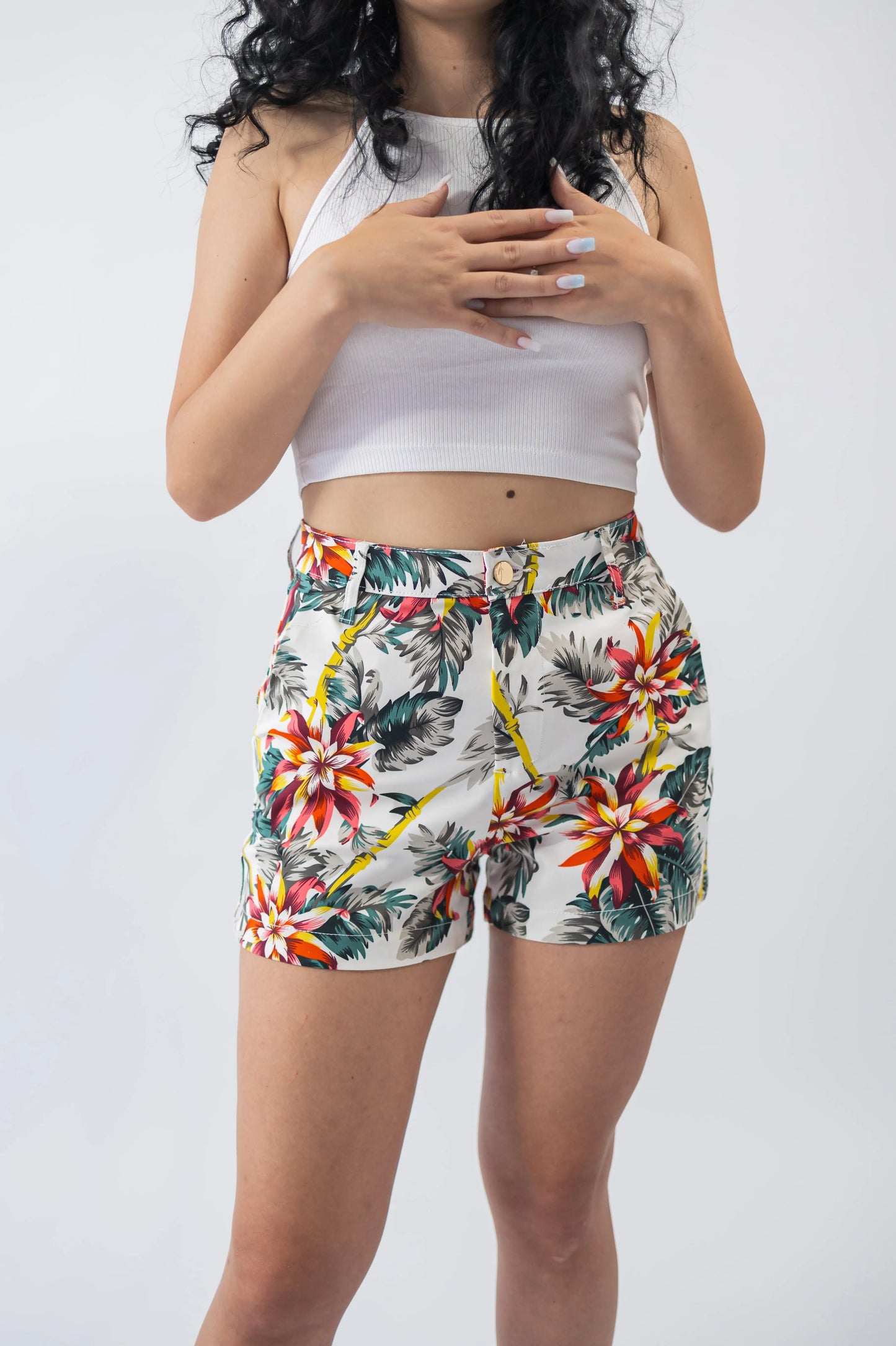 Pantaloni scurti floral exotic - Lemus