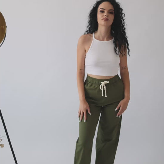 Pantaloni de in verde inchis - Lemus