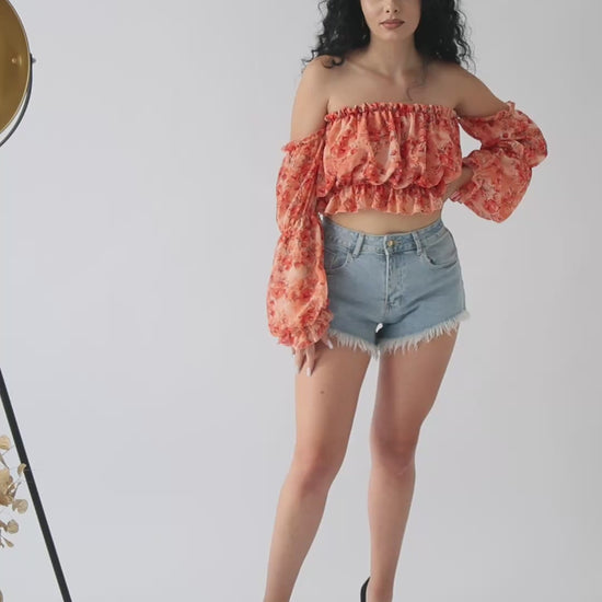 Pantaloni dama tiv franjurat - Lemus
