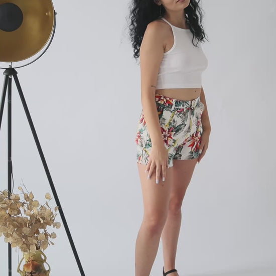 Pantaloni scurti floral exotic - Lemus