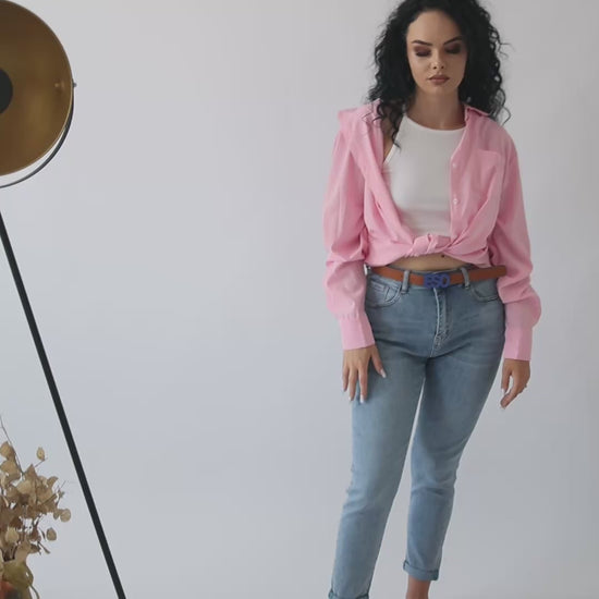 Pantaloni denim albastru - Lemus