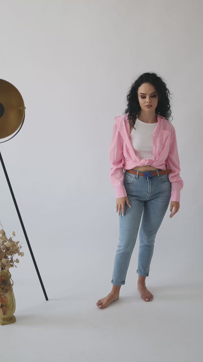 Pantaloni denim albastru - Lemus