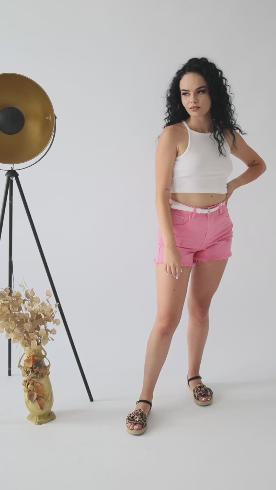 Pantaloni scurti roz - Lemus